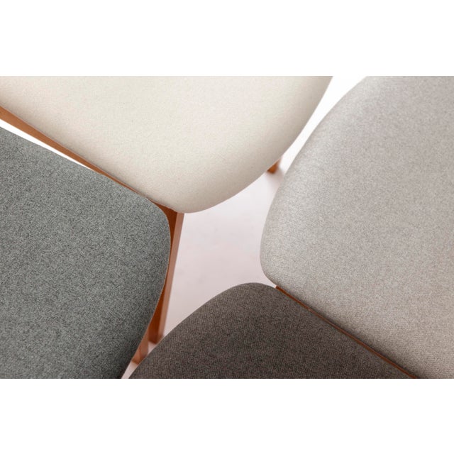 Mid-Century Modern Beech Dining Chairs, Germany, 1960s, Set of 4 For Sale - Image 6 of 9