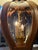 Burnt Umber Vintage Oak Lamps by Anthony California - Pair For Sale - Image 8 of 11