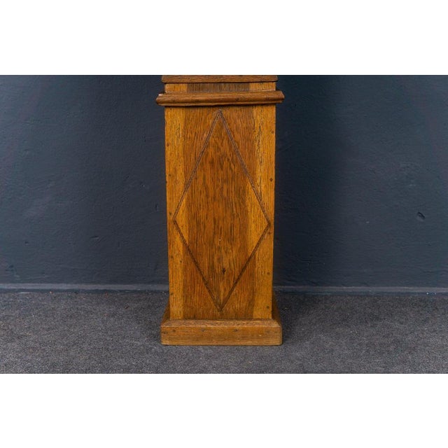 Baroque Oak Grandfather Clock For Sale - Image 5 of 18