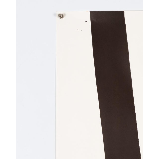 Black Olympia Munich Olympics Lithograph Poster by Pierre Soulages, 1972 For Sale - Image 8 of 9