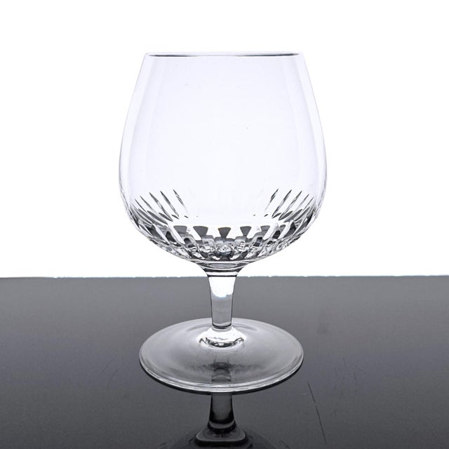 Contemporary Rogaska Slovenian Lead Crystal Brandy Snifter Glasses Set of 4 5.5" For Sale - Image 3 of 11
