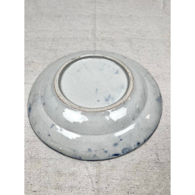Antique Chinese Export Blue Willow Canton Dish For Sale - Image 10 of 11