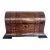 Exceptional Inlaid British Tunbridge Ware Tea Caddy With Dome Top and Complete Interior For Sale