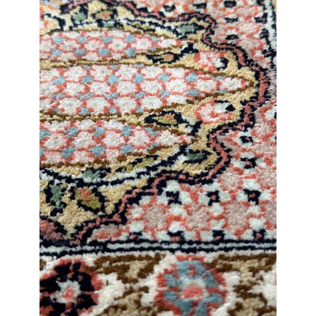 Vintage Silk Kashmir Rug, 1980s For Sale - Image 16 of 18