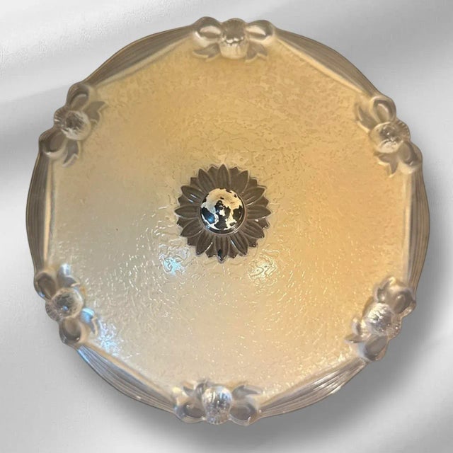 1940s Rustic Cream Colored Table Lamp For Sale In South Bend - Image 6 of 9