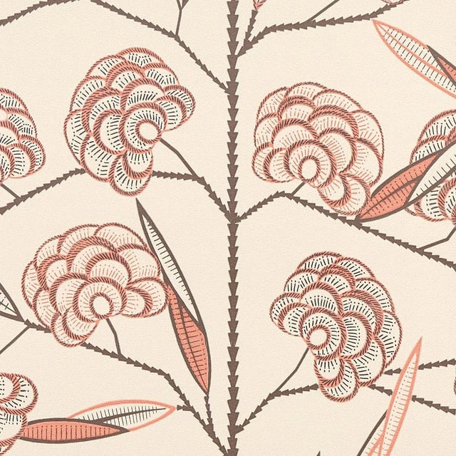 Not Yet Made - Made To Order Sample - Schumacher x Neisha Crosland Jacob's Tree Wallpaper in Old Rose For Sale - Image 5 of 5