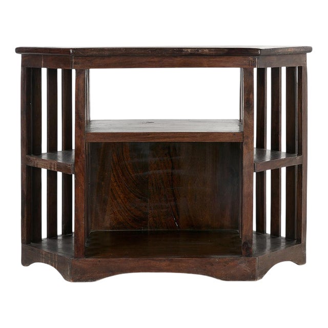 Hexagonal Wooden Storage Unit For Sale