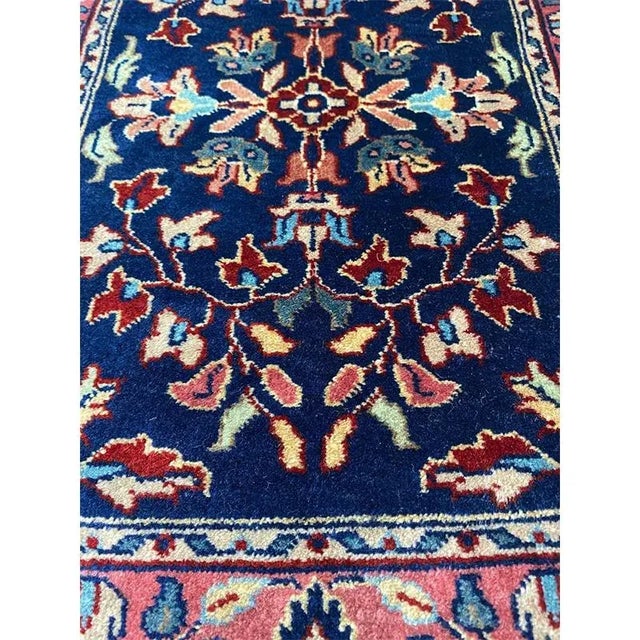 Handwoven Persian Sarouk Style Area Rug 1’4″ X 2’0″ For Sale In Dallas - Image 6 of 11