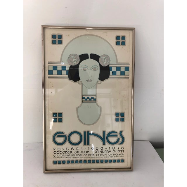 Goines San Francisco Poster 1970 24x15 For Sale - Image 9 of 9