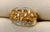 2020s 2.25 Carat Oval Cut Natural Yellow Sapphire and Diamond 14 Karat Gold Ring, Size 3 For Sale - Image 5 of 8