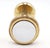Metal Pair of Modern Polished Brass & Nickel Entry Door Knobs For Sale - Image 7 of 8