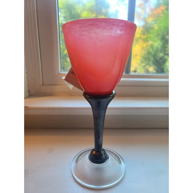 Art Nouveau 1990s Handmade Lillehammer Kunstglass - Eirik Jan Thore For Sale - Image 3 of 5