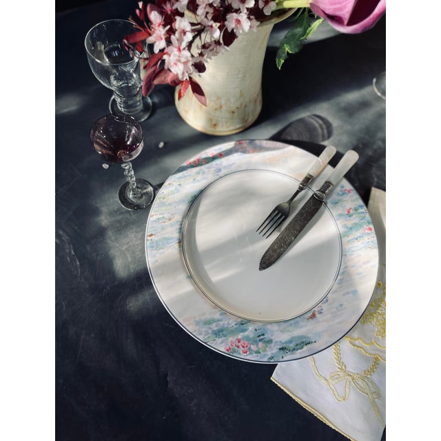 Vintage Mikasa Platter in Monet Pattern For Sale - Image 9 of 12