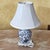 Late 20th Century Vintage Blue & White Chinoiserie Ginger Jar Table Lamp – Porcelain Accent Lamp For Sale - Image 5 of 18