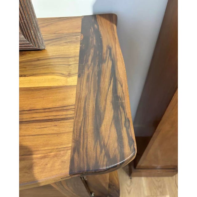 Wood Brutalist Sideboard in Olive Wood, 1952 For Sale - Image 7 of 10