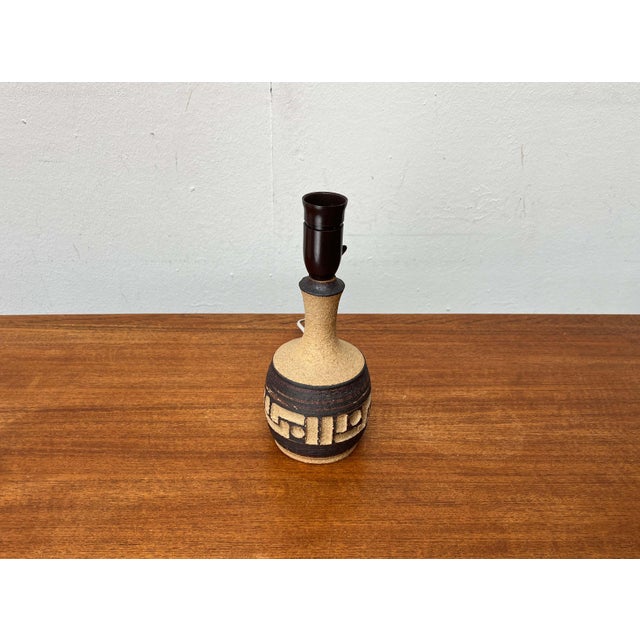 Mid-Century Modern Danish Studio Pottery Table Lamp from Axella, Denmark, 1960s For Sale - Image 16 of 18