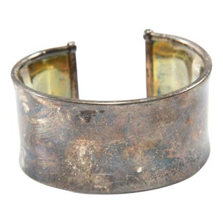Vintage 925 Silver Bangle, 1970s For Sale