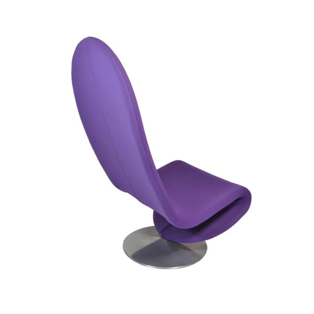 Vintage System 1-2-3 Chair by Verner Panton for Fritz Hansen, 1960s For Sale - Image 3 of 6