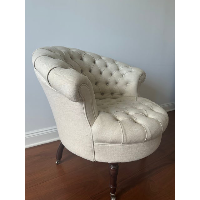 George Smith George Smith Airdrie Buttoned Chair For Sale - Image 4 of 12