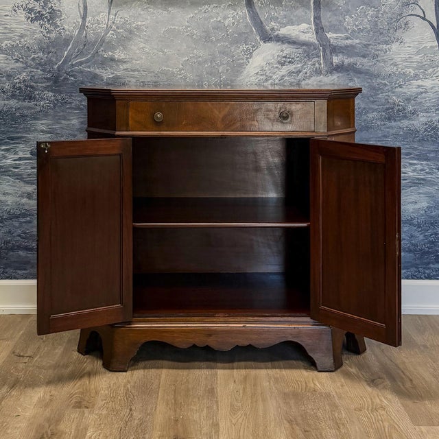 Charak Furniture Company 1930s Vintage Server Buffet Sideboard, Charak Furniture For Sale - Image 4 of 11