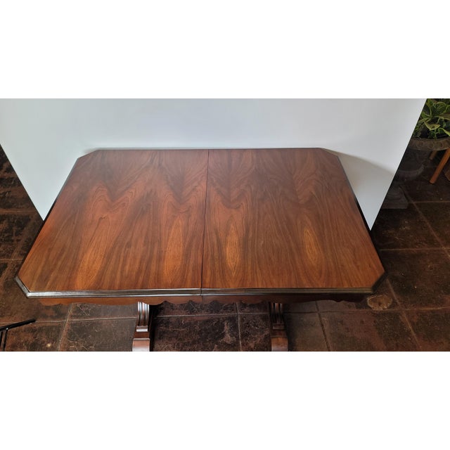 A nice apartment size table. This table open up for extra seating capacity. Can be used in Spanish Revival, Tudor, or...