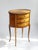 French Louis XV Nightstand with Drawers and Floral Details, 1920s For Sale - Image 4 of 14