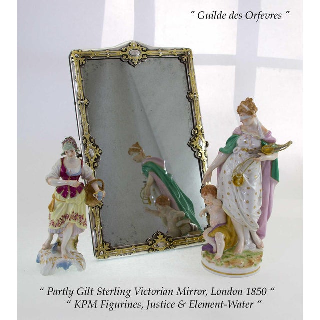 1960’s Vintage KPM Hand Crafted Figurine-Justice For Sale - Image 10 of 11