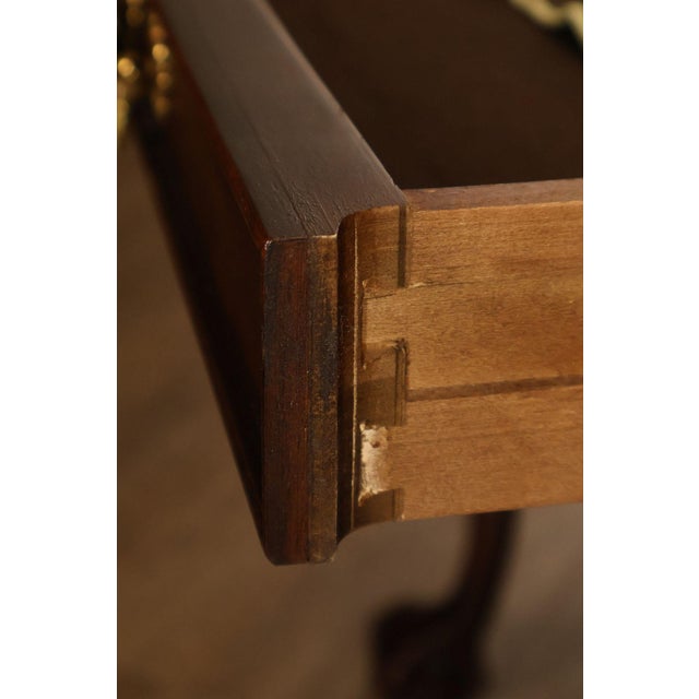 Henredon Rittenhouse Square Collection Chippendale Style Mahogany Expandable Dining Table For Sale - Image 15 of 18