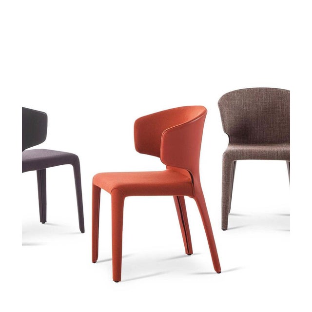 Black Hola 369 Chairs by Hannes Wettstein for Cassina, Set of 5 For Sale - Image 8 of 9