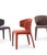 Black Hola 369 Chairs by Hannes Wettstein for Cassina, Set of 5 For Sale - Image 8 of 9