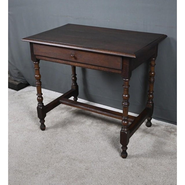 Small 19th Century Louis XIV Oak Desk For Sale - Image 5 of 16