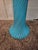 Turquoise Vintage 1980s Postmodern Twisted Plaster Floor Lamp - Michael Taylor Style - Turquoise For Sale - Image 8 of 9