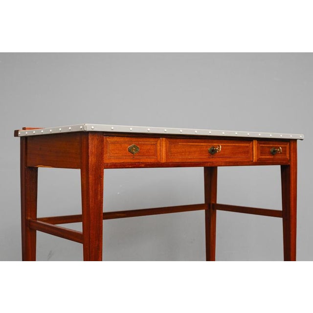 Early 20th Century Art Nouveau Desk in Mahogany For Sale - Image 8 of 18