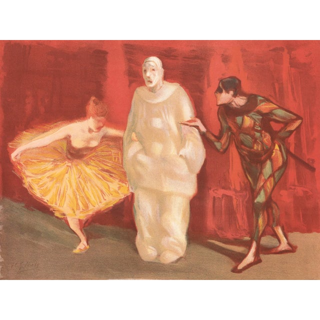 Henri-Gabriel Ibels (1867–1936) Pantomime Original Lithograph from the glorious portfolio "L'Estampe Moderne", issue #16...