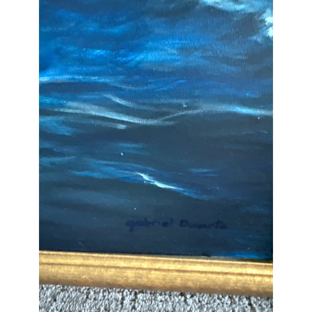 Oversized “Regatta” Acrylic Original Painting For Sale - Image 4 of 8
