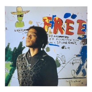 Vintage Jean-Michel Basquiat Gallery Announcement For Sale