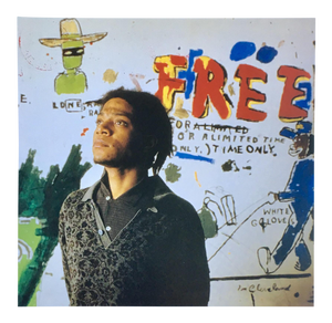 Vintage Jean-Michel Basquiat Gallery Announcement