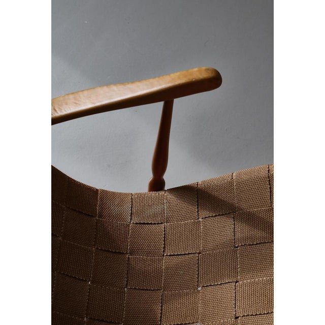 Swedish Modern Anders Lounge Chair by Yngve Ekström, 1945 For Sale - Image 12 of 14