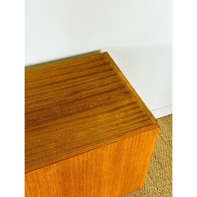 Vintage Scandinavian Sideboard in Teak with Black Metal Legs, 1960 For Sale - Image 17 of 18