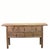 This 19th century console table, made from polarwood, features a 5 drawer configuration with 3 small upper drawers over 2...