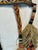 Purple Antique Yomut Turkmen Spindle Bag Igsalyk Long Tassels Multicolor Wool For Sale - Image 8 of 10