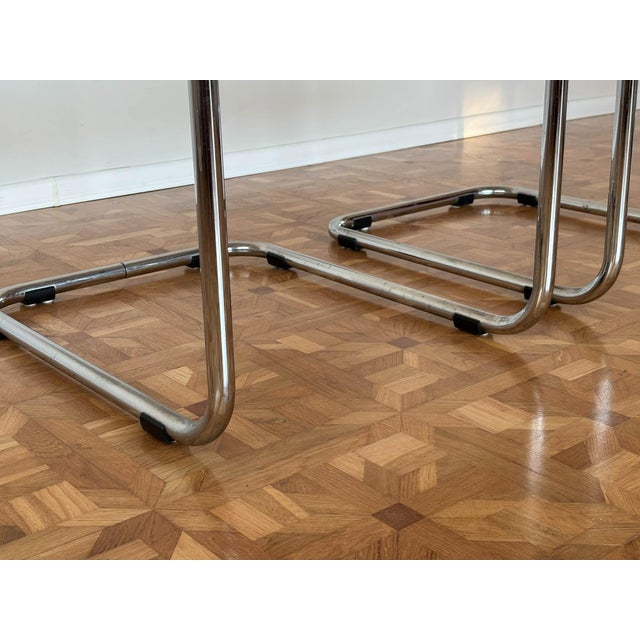 S33 Chairs by Mart Stam for Thonet, 1980s, Set of 2 For Sale - Image 12 of 18