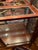Wood Attributed to Hekman Furniture Glass Front Display Cabinet With Burled Wood, Mirrored Back, Lighted and Glass Shelves, For Sale - Image 7 of 14