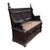 French Renaissance Revival Carved Oak Hall Monks Bench with Lion Masks, 1860s For Sale - Image 10 of 15
