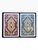 A double deck set of KEM Paisley playing cards in red and blue, made by The United States Playing Card Company circa 2010,...