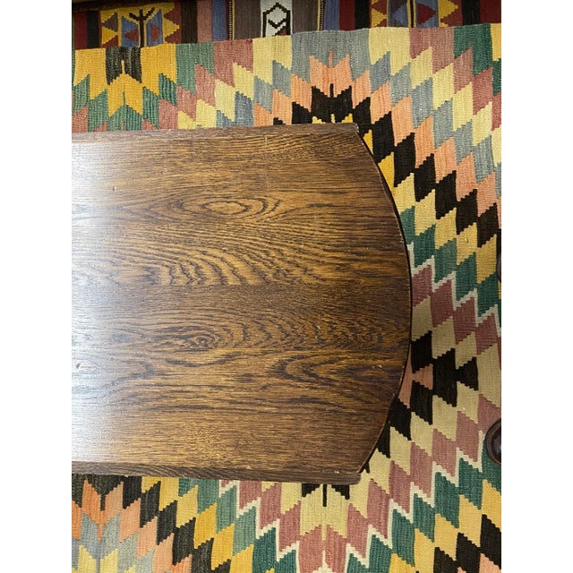 Coffee Mid 20th Century English Oak Drop Leaf Coffee Table For Sale - Image 8 of 13