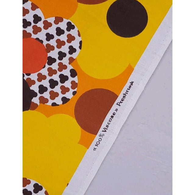 Mid-Century Modern German Fabric Bale for Curtains, 1970s For Sale - Image 4 of 6