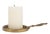 Mid-Century Historicism Brass Pan Candlestick, 1960s For Sale