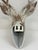 Metal Deer Head Wall Sculpture For Sale - Image 9 of 12