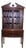 Antique Mahogany Curio Cabinet For Sale